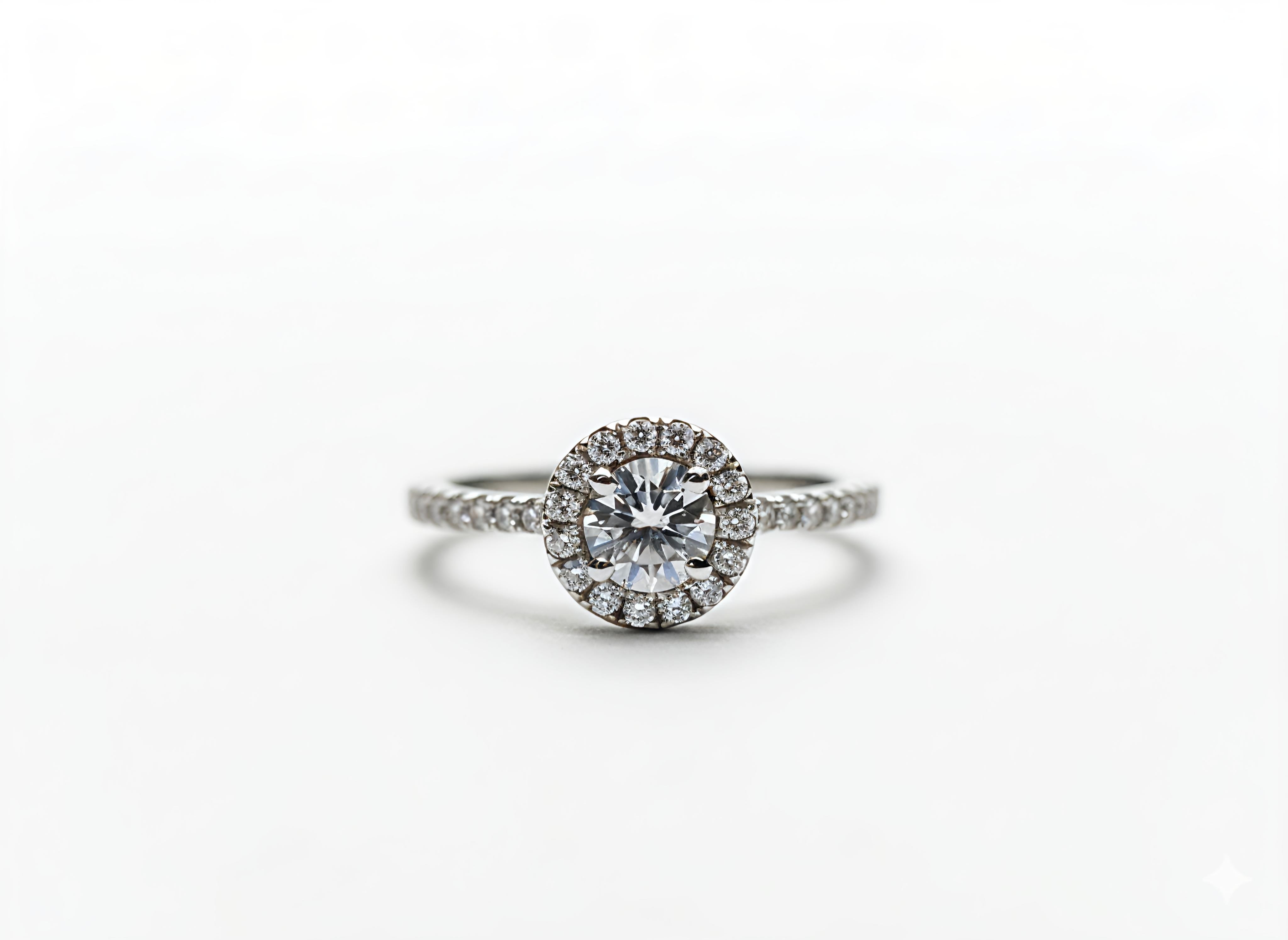 “Celeste Halo Ring”